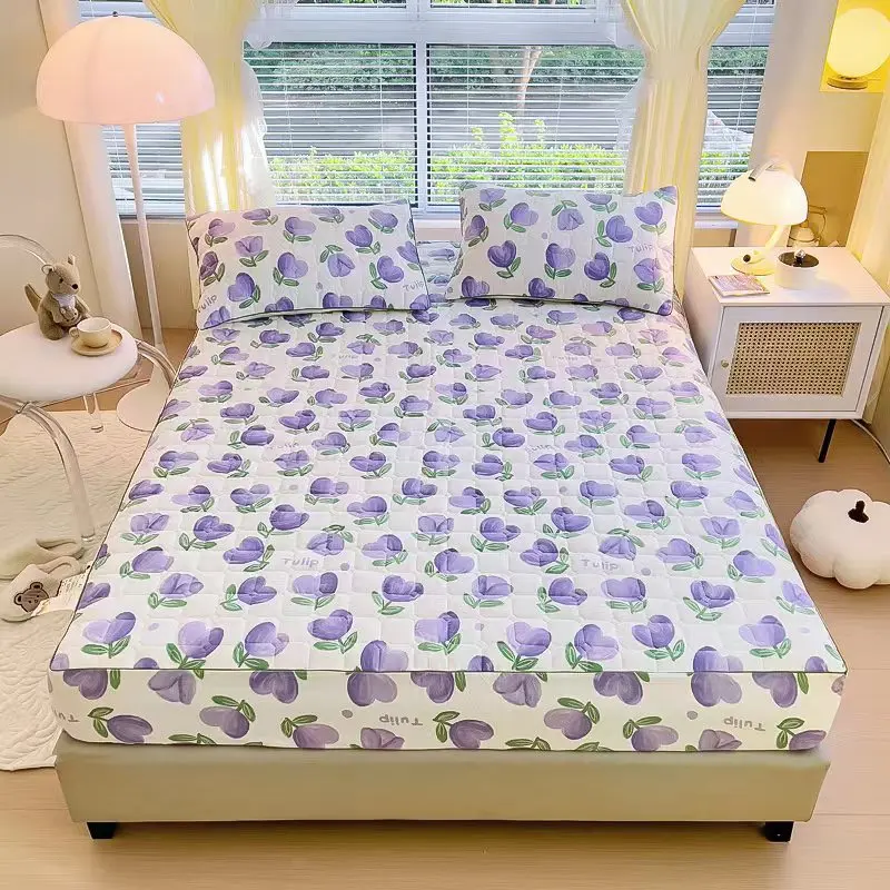 [ Tặng Kèm Thảm Chân 40k ] Ga gối cotton đũi xơ đậu nành chần bông Thoáng khí 1