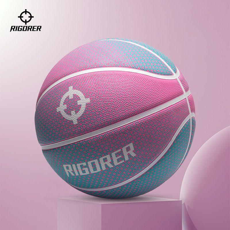Bóng rổ, RIGORER, Thiết kế Gradient mới, Số không. Bóng Cao Su, 7 Bóng, Trong Nhà Và Ngoài Trời, Không Trơn Trượt Và Chống Mài Mòn, Thích Hợp Cho Học Sinh, Tập Luyện Thi Đấu Và Mục Đích Đặc Biệt 1