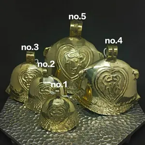 Klontongan kuningan Gold / kluntung sapi bandul besi