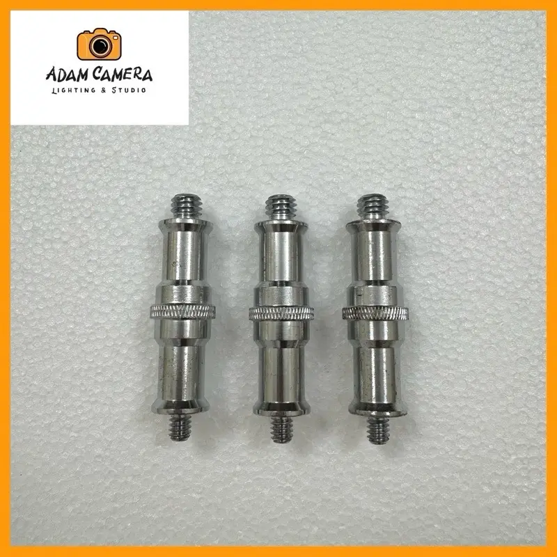 Đầu Nối Chuẩn Inox 304 Cho Chân Đèn - Cốt Chuyển Đổi Ren 1/4 & 3/8inch