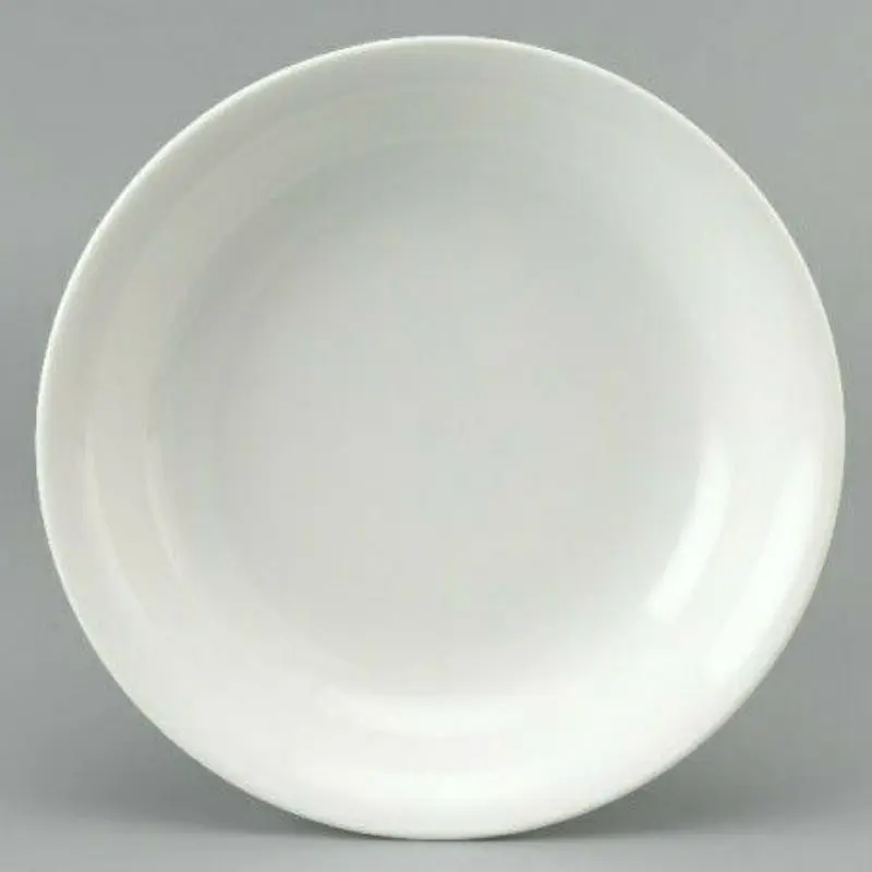 Đĩa sứ trắng sâu lòng hàng dày đẹp kích cỡ 15 đến 25cm - Lựa Chọn Thông Minh 1