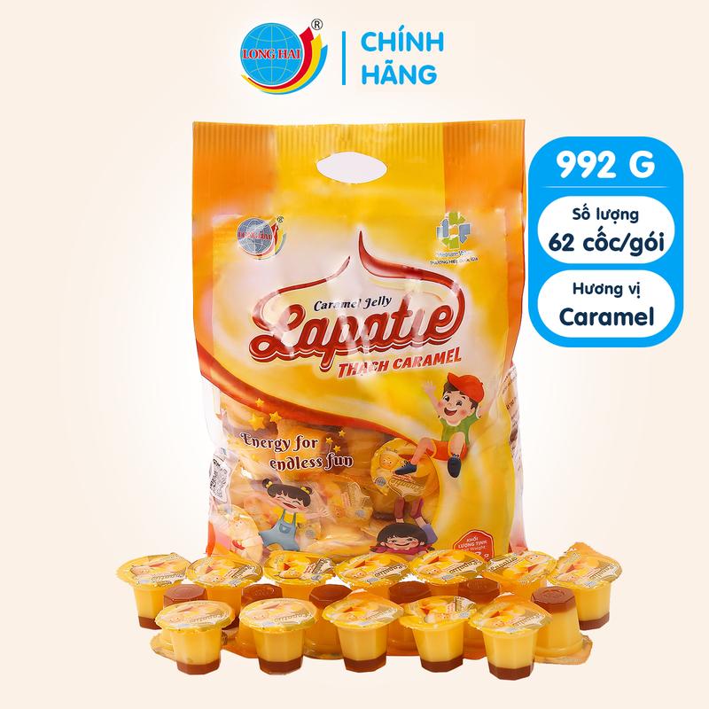 Thạch Caramel Lapatie Trứng Long Hải Trọng Lượng Túi 992 G Ăn Vặt Snack Food