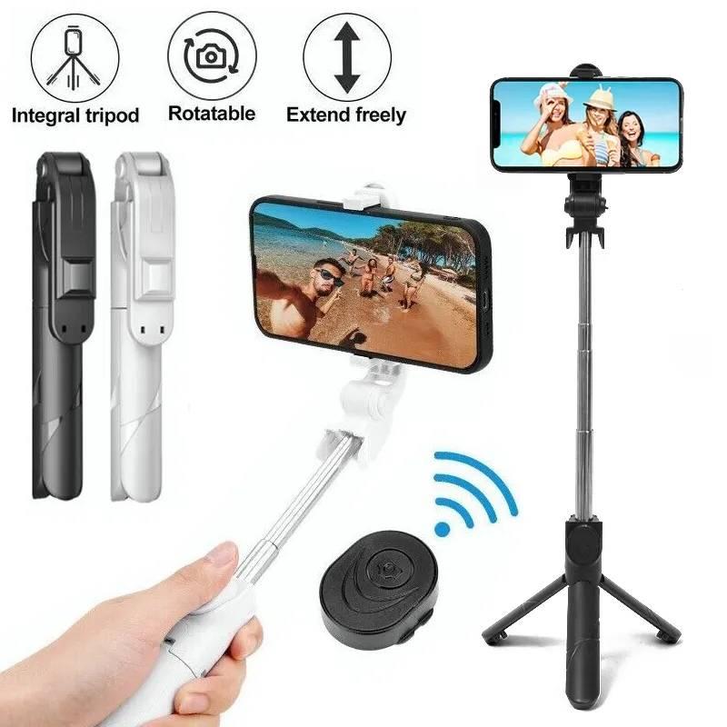 Gậy Chụp Ảnh Tự Điều Khiển Từ Xa Bluetooth Điện Thoại Di Động, Tripod Có Thể Gấp Gọn Cầm Tay Giá Đỡ Điện Thoại Di Động Đa Năng Thông Dụng Giá Đỡ Nguồn Sáng Phụ Làm Đẹp, Tích Hợp Tính Năng Chụp Ảnh Tự Selfie Phụ Kiện Titan Phone 1