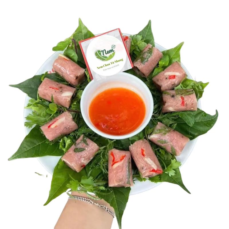 Nem chua Thanh Hoá : 30 chiếc nem vuông loại thịt nhiều,ngon ,to chuẩn vị -Tú Nhung