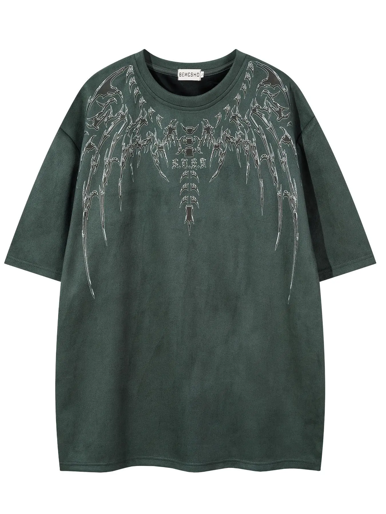 Men's Graphic Print Short Sleeve Tee, Casual Fashion T-shirt for Summer, Men's Top for Daily Wear