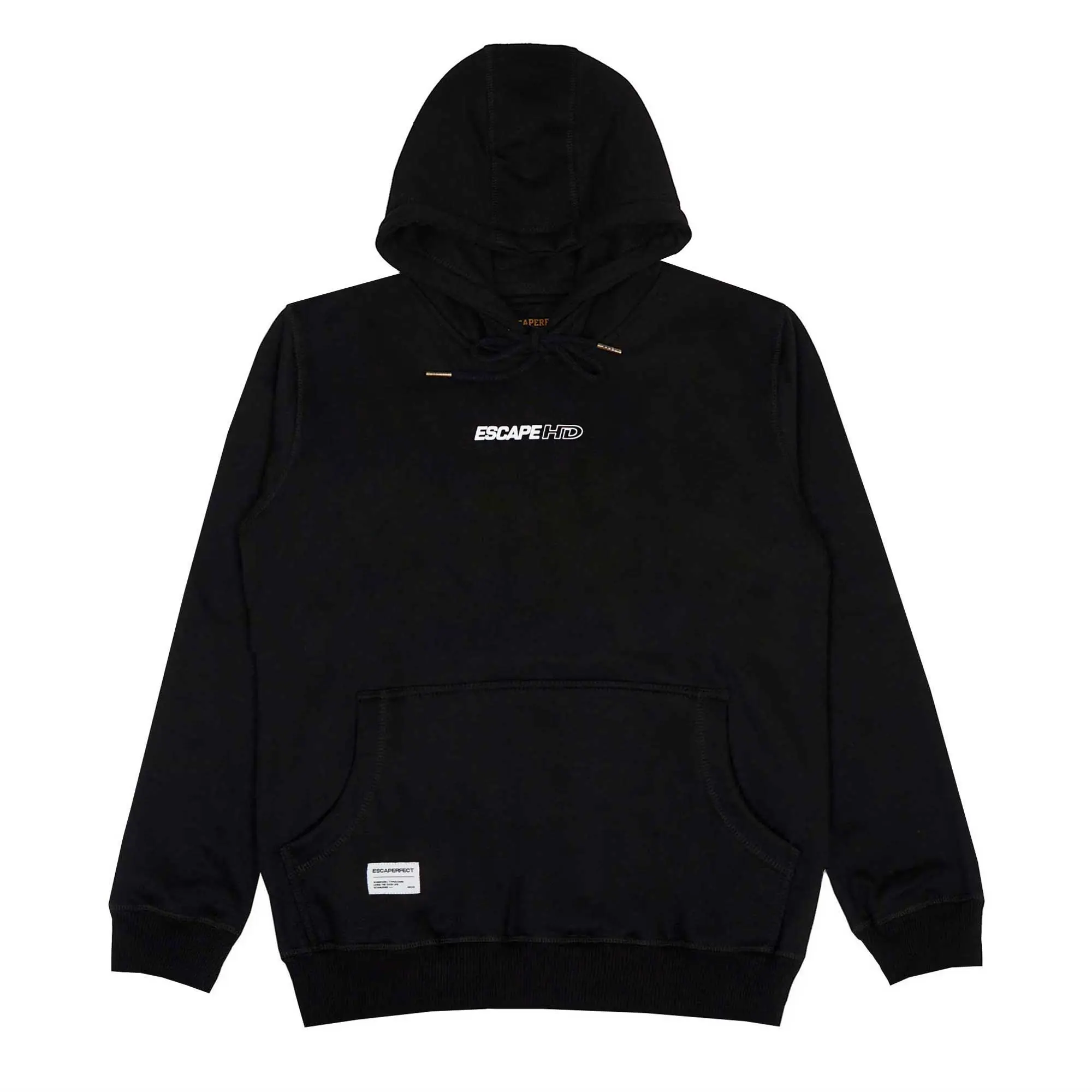 Escaperfect Hoodie Angel hd Black Hitam fit fleece | size M-XXL Sweater Pria