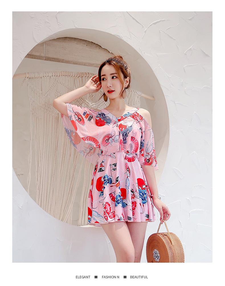 Product Introduction of Đồ Bơi Nữ Kín Đáo Dạng Váy Tay Bèo - Hàng Quảng Châu cao cấp 35