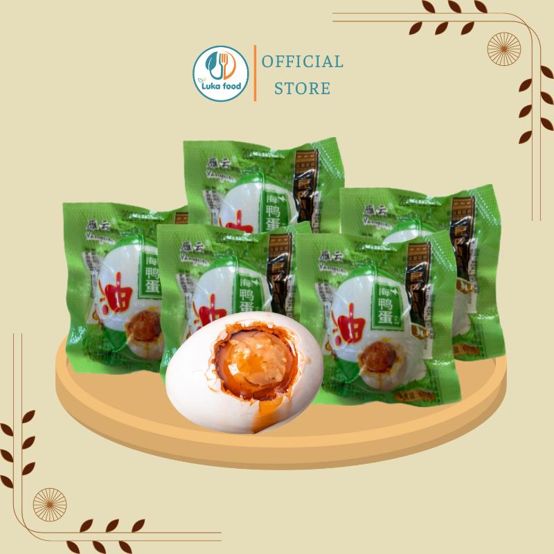   1 TẶNG 2  Combo 10 Trứng Vịt Biển Muối Tươm Dầu  1 COMBO  TẶNG 2  nội địa Trung - Trứng muối thơm ngon 