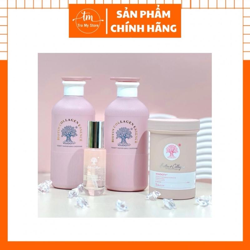 Dầu cặp biotin collagen essence pink 500ml