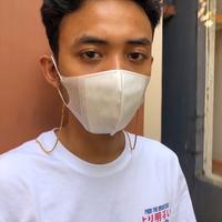 Gambar Zafa Strap Kalung Masker Pria Wanita Titanium Anti Karat Gold Silver - Strap Cuba - Black, 61cm dari Zafa Aksesoris Kota Depok 5 Tokopedia