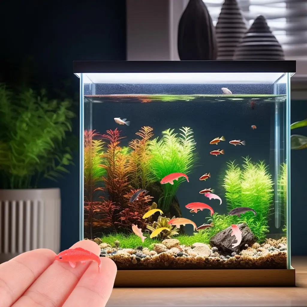 kitesiy Pvc Fish Ornament Mini Goldfish Decoration Handcrafted Goldfish Figurine Set for Fish Tank Aquarium Decor Festive Gift for Carp Fish Lovers in Asia