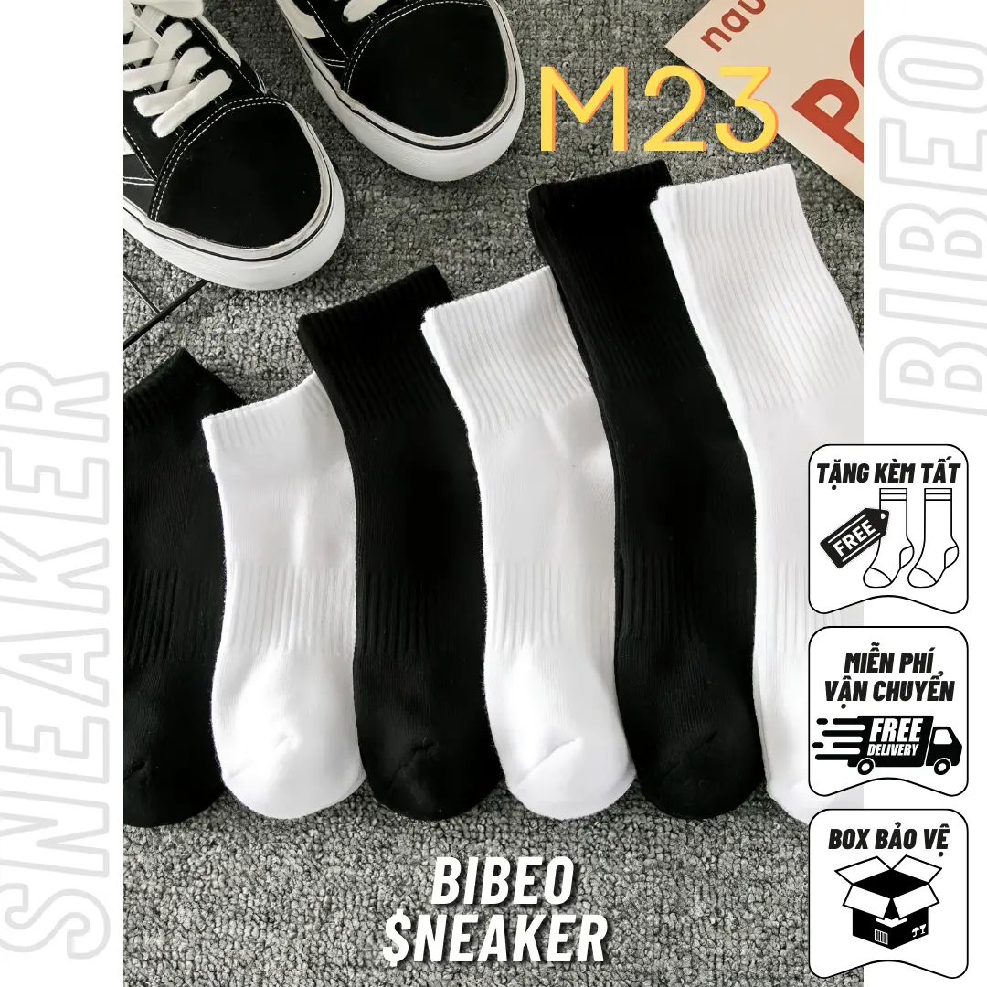 M23 Tất Vớ Dệt Kim Unisex Co Dãn 4 Chiều