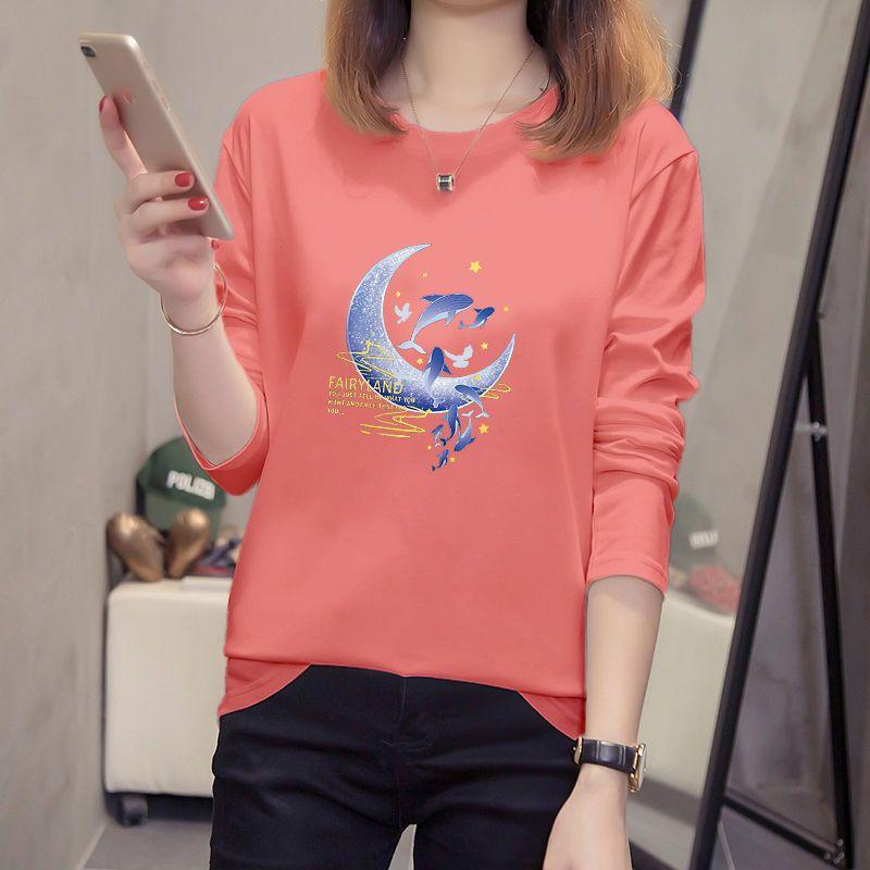 Product Introduction of Áo Thun Dài Tay, Màu Mơ Mùa Thu, Dành Cho Học Sinh Nữ, Dáng Rộng Vừa Vặn, Phong Cách Hàn Quốc, Ngoại Cỡ Ins, Quần Áo Che Nắng, Hàng Mới Về 2022 9