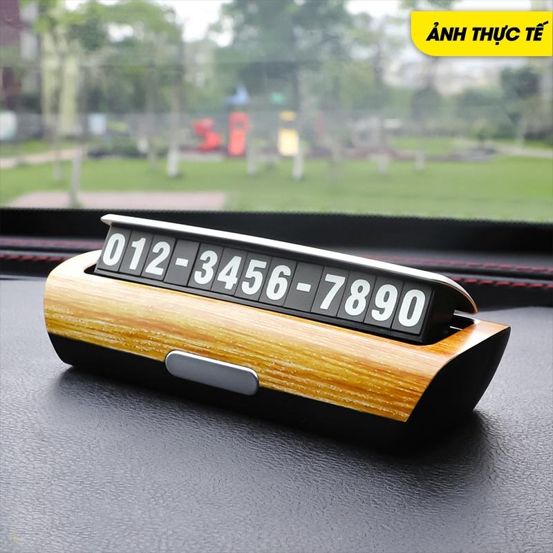 Thẻ đỗ xe, bảng báo số điện thoại ô tô - YQ70 6