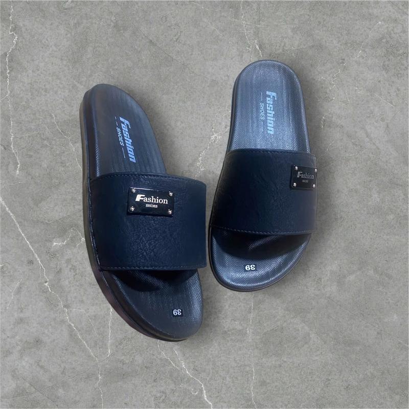 Dép nam da sít cao cấp [ khâu quai ] chắc chắn đế chống trơn trượt logo fasion [ full sezi 37-43] 4