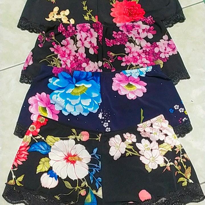 celana dalam wanita CD Jupe boxser / hotpan semua ukuran harga sama bahan spandek renda lembut Bunga Dewasa untuk motip dan warna di kirim randem 3