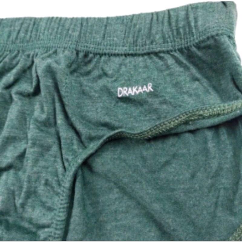 1Box Pakaian CD celana dalam karet kerut pria cowok Dewasa isi 3pcs bahan katun adem merek DRAKAAR Size M L XL Murah Termurah Kotak Nyaman 3
