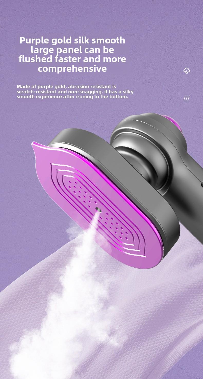 Product Introduction of Mini household small portable dry and wet dual-use rotary folding atomizing steam electric iron hanging ironing machine 0