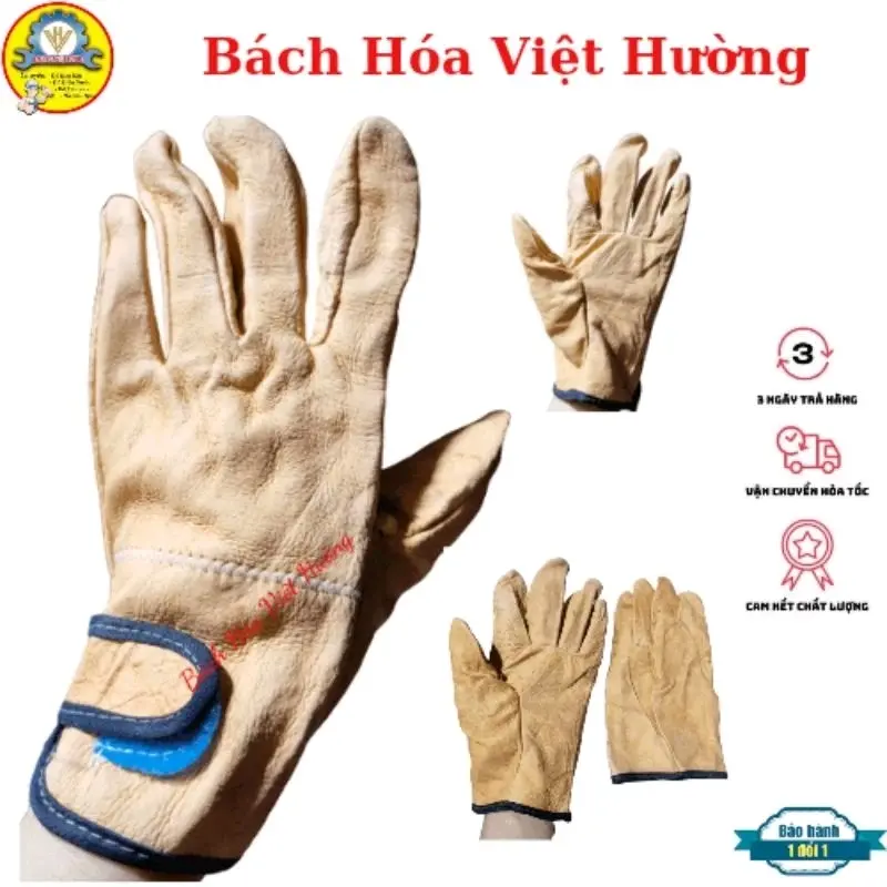 Găng tay hàn da mềm mại chống cháy, chịu nhiệt bao tay dùng cho hàn TIG, hàn MIG luyện đúc