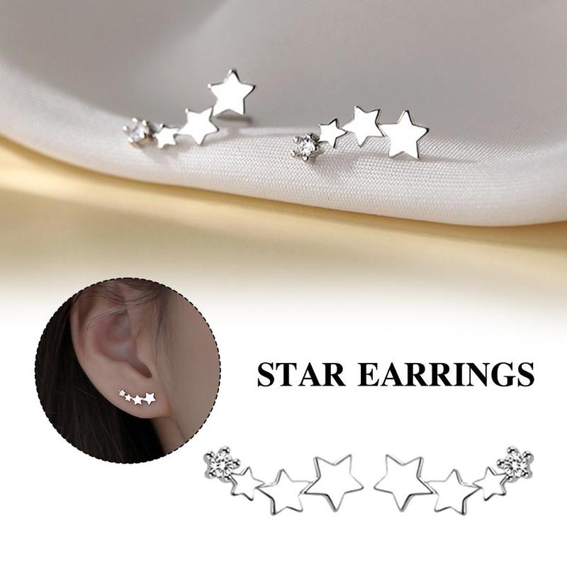 Product Introduction of Bông Tai Ngôi Sao Cho Nữ, Với Khí Chất Tối Giản, Kết Nối, Tự Do Cởi Ra Khi Ngủ 21