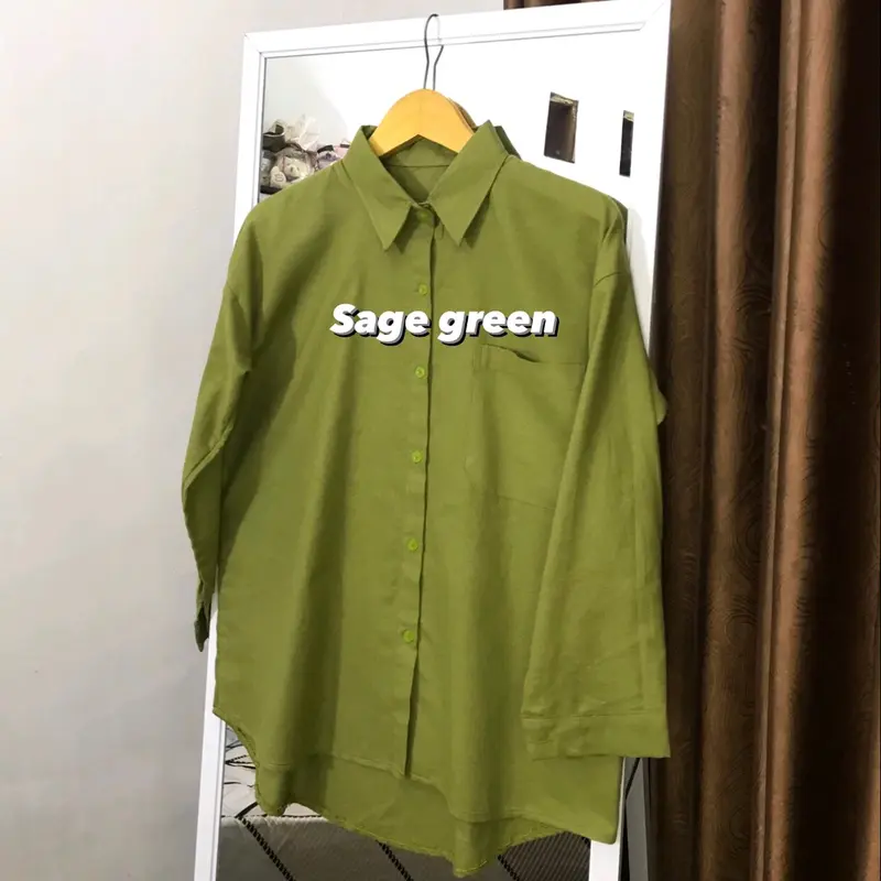 KEMEJA BASIC LINEN OVERSIZE 5