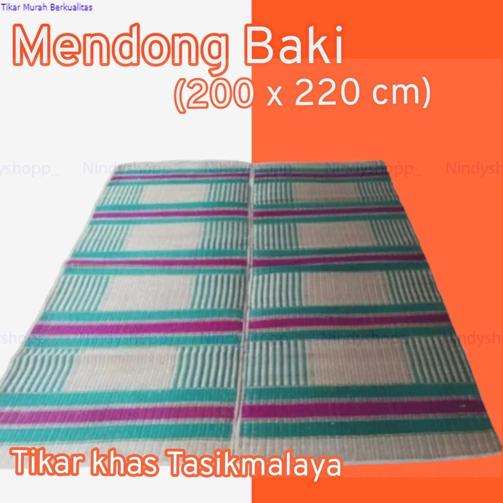 Tikar lipat Tikar Mendong 200x220cm/Tikar piknik Lesehan Jumbo Murah Camping Outdoor Karpet