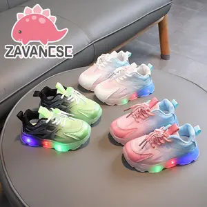 Zavanese Shoes - Sneakers Anak laki-laki dan wanita Unisex LED Sport A107-A108-A109 Sepatu