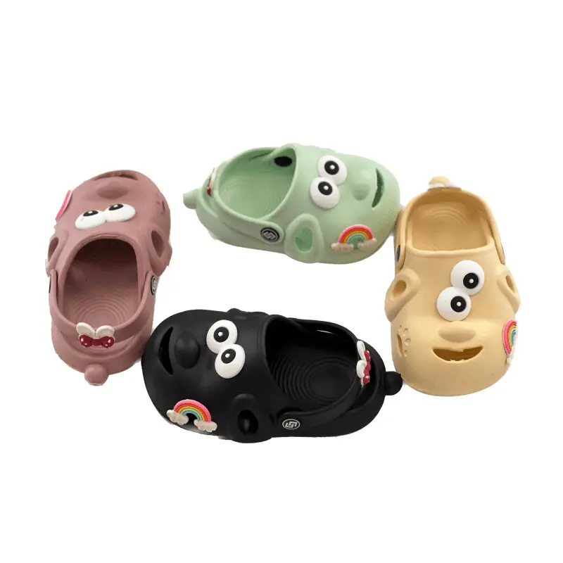 Sandal Anak Prempuan Laki-laki Baby Kids Model Baim Tali Belakang Karakter Stiker Lucu 2