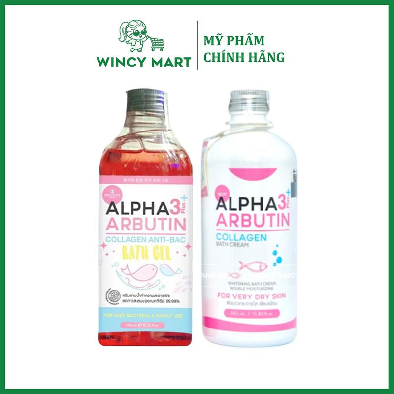 Kem Tắm, Sữa Tắm Sáng Da Alpha Arbutin 3+ Plus Collagen Bath Cream Thái Lan Dưỡng Da Body Dưỡng Body Làm Đẹp Da Nữ