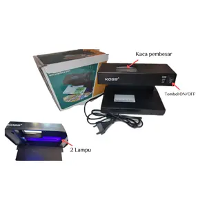 Money Detector Plus Kaca Pembesar / Alat Pendeteksi Uang