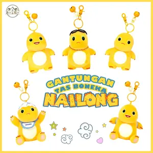 RK Gantungan Tas Nailong Lucu Gantungan Nailong Gantungan Dino Kuning