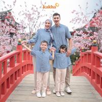 Gambar Kakha - Sarimbit Keluarga Nara (B) / Baju couple keluarga / Sarimbit Keluarga / Baju muslim couple - Kemeja Anak Pendek, S dari Kakha Series Kota Administrasi Jakarta Selatan 1 Tokopedia
