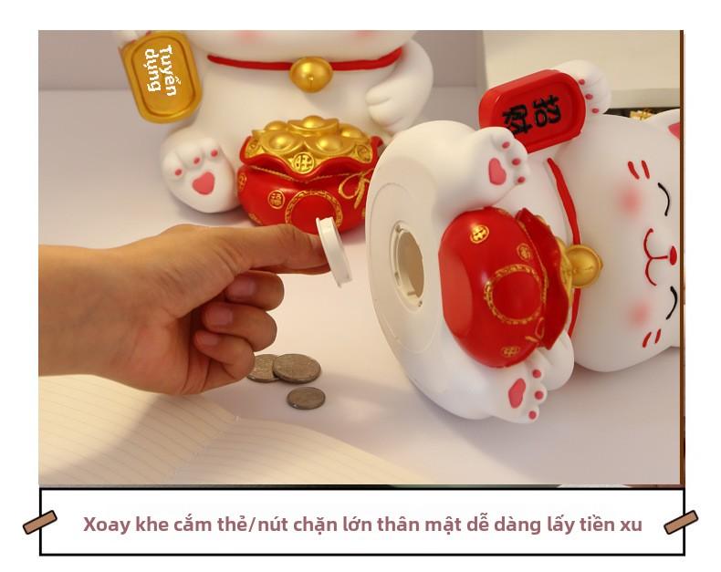 Product Introduction of Ngân Hàng Tiền Xu Mèo May Mắn, Phong Cách Người Nổi Tiếng Trên Internet, Mới 2025, Thích Hợp Cho Trẻ Em, Bé Trai Và Bé Gái, Có Thể Lưu Trữ, Ngân Hàng Tiết Kiệm Dung Tích Lớn Ống Heo 9
