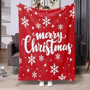 Christmas Blanket, Soft Comfortable Throw Blanket, Warm Napping Blanket for Home Office Outdoor Camping, Christmas Decor
