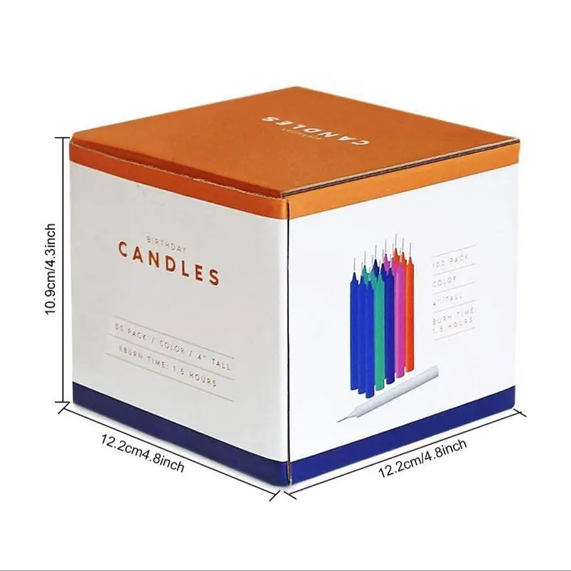 Colorful Candle Stick, 100pcs/set Wax Candle Stick, Candle Supplies for Home Decor, Party Decor, Wedding Decor, Stocking Fillers Gift 1