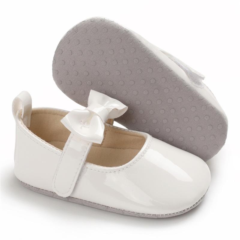 Product Introduction of Baby Girls Cute Moccasinss Soft Sole Bowknot PU Leather Flats Shoes First Walkers Non-Slip Spring Summer Princess Shoes 36