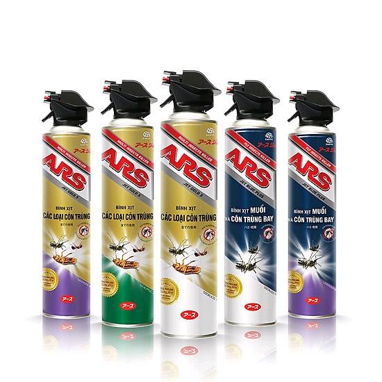 Bình xịt côn trùng ARS 600 ml công nghệ Nhật Bản. Diệt nhanh muỗi và côn trùng trong một lần xịt hiệu quả gấp 2 lần.