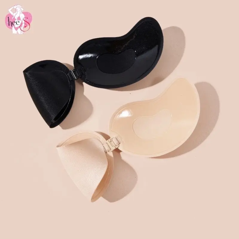 Áo Dán Nâng Ngực Cài Trước Tạo Khe Gợi Cảm HEES - 0011 Bra Nữ Women  Tua Rua Top mieng  dan 2