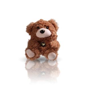 เคส AirPods, เหมาะสำหรับ AirPods 4 และ AirPods Pro 1/2, เคสหูฟังบลูทูธ AirPods 3, รุ่นที่ 1 และ 2, การออกแบบหมีหัวใจสีน้ำตาล, เคสผ้ากำมะหยี่, Pro สากล