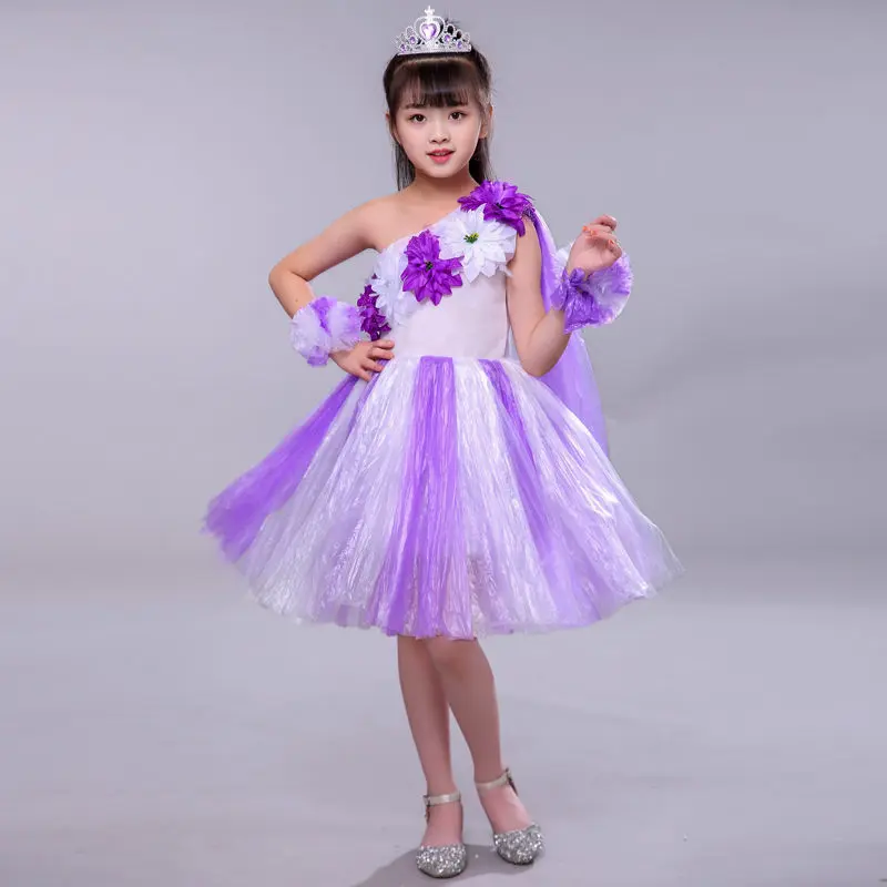 Quần Áo Trẻ Em Bé Gái, Bảo Vệ Môi Trường, Biểu Diễn Trình Diễn Thời Trang Và Catwalk, Phong Cách Tự Làm Bằng Tay, Thích Hợp Cho Mẫu Giáo, Cha Mẹ-Bé, Hàng Mới Về 8