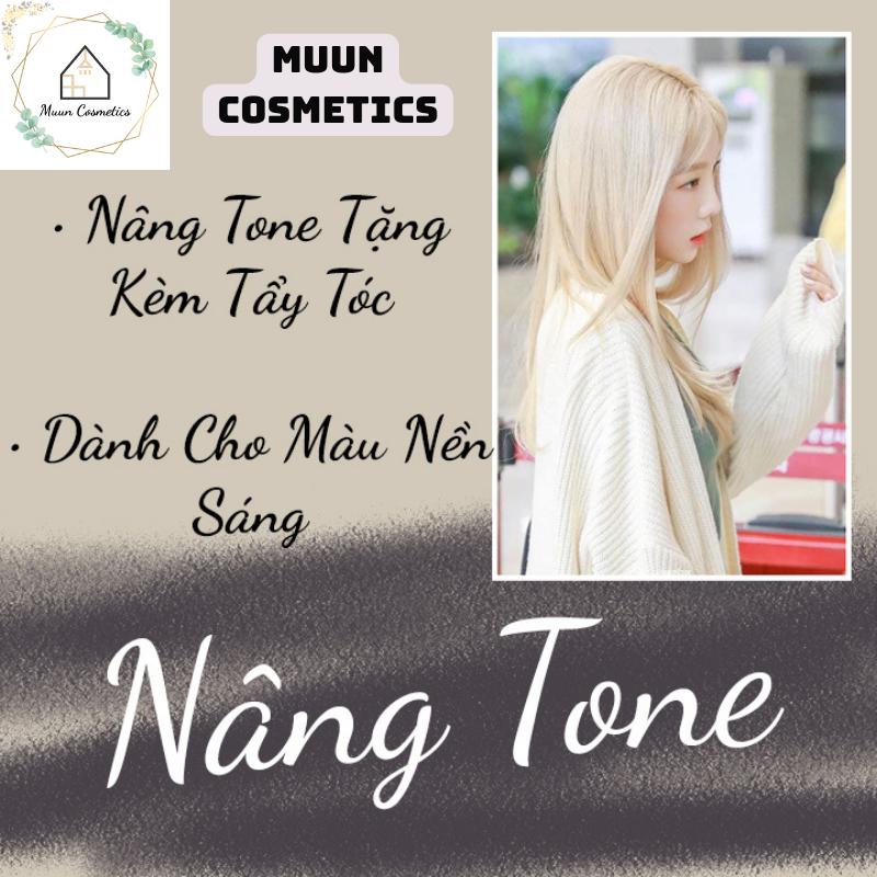  Thuốc Nhuộm Nâng Tone Tóc Giúp Nhuộm Các Màu Sáng  Tặng Kèm Oxy Trợ Nhuộm + Chụp Tóc + Bao Tay  