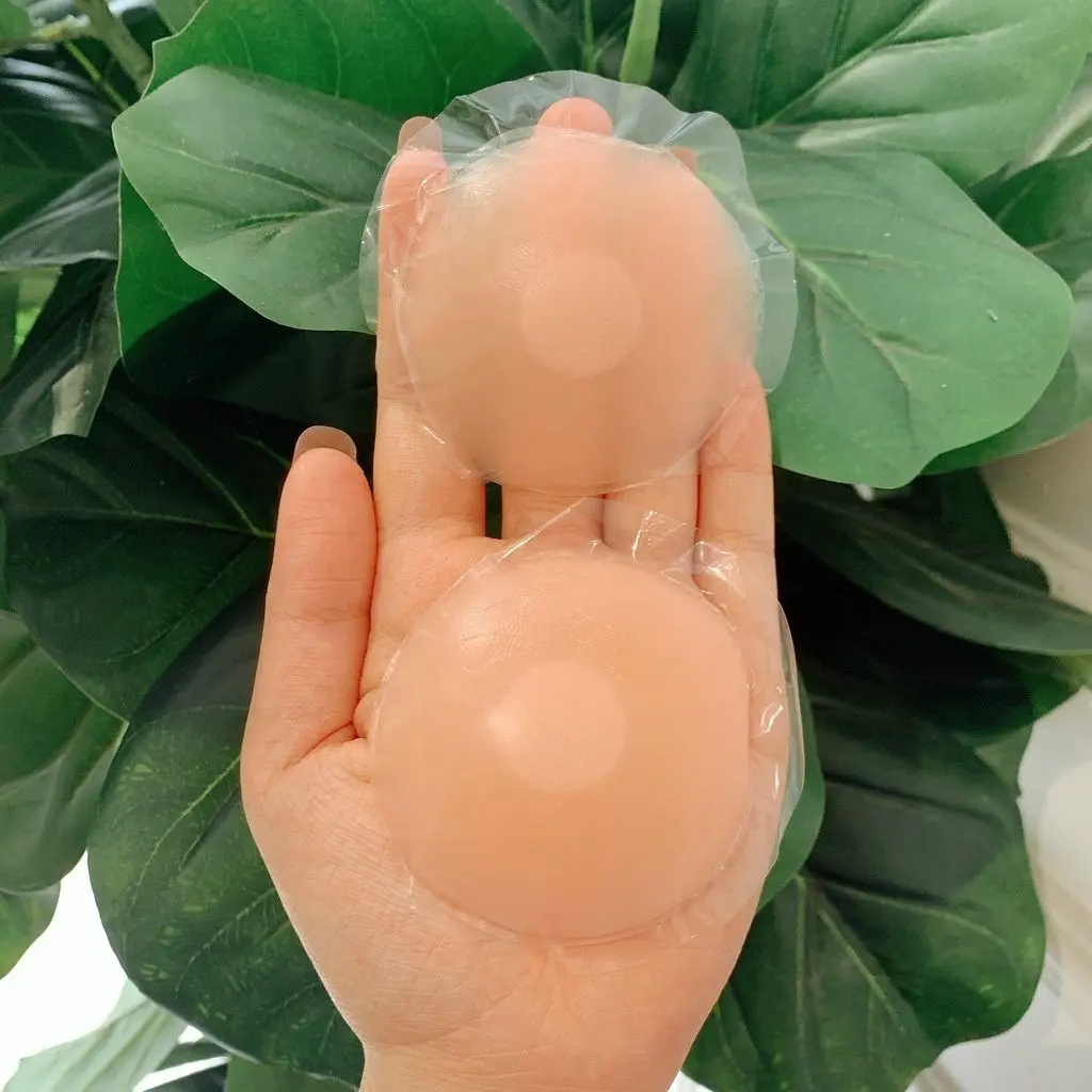 HT010 Miếng dán ngực Silicon lót ngực siêu mềm mại tái sử dụng nhiều lần HT010