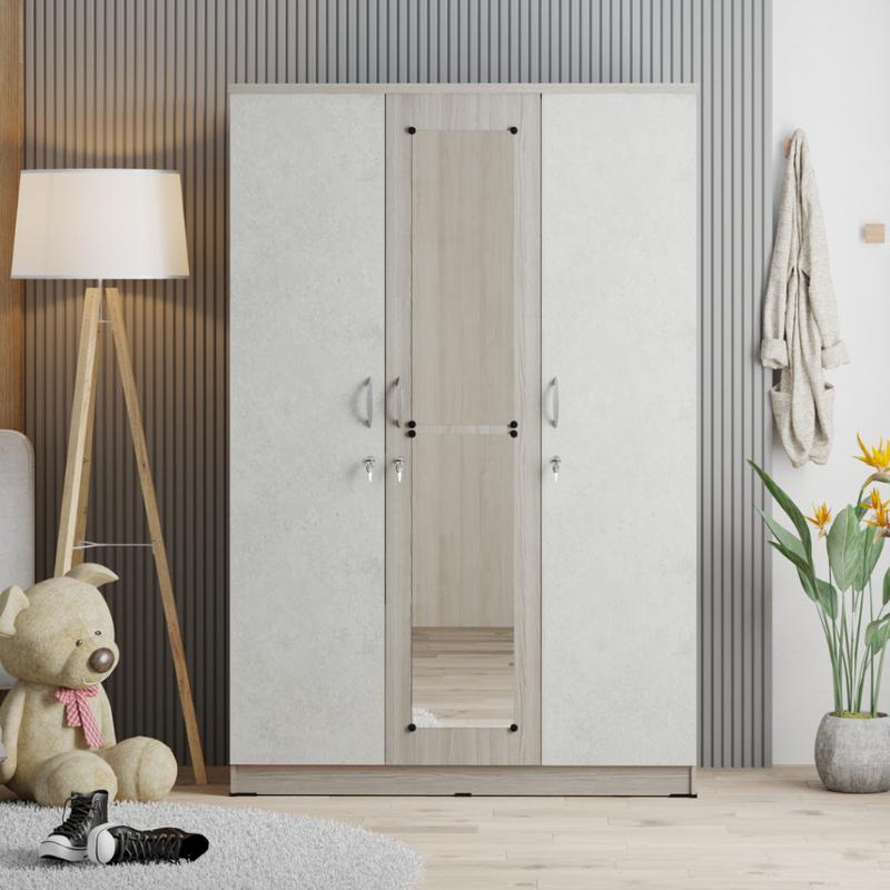 Furnicrush Lemari Pakaian 3 Pintu - OLIVER WD 301 - Shop | Tokopedia