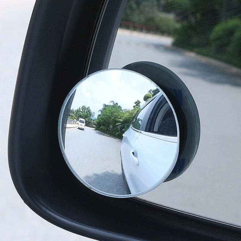  Set 2 Gương Chiếu Hậu Tròn Nhỏ Xoay 360 Độ Chống Điểm Mù Cho Xe Hơi guong  cau  loi  oto magic  mirror  car  japan 