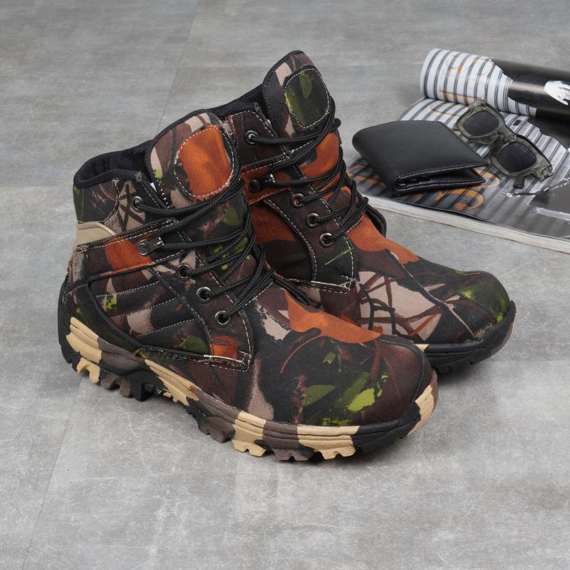 SEPATU DLTA CAMO LORENG 6INC BOOTS SAFETY TOURING TRAKING KERJA PROYEK LAPANGAN UJUNG BESI Shoes Pria 1