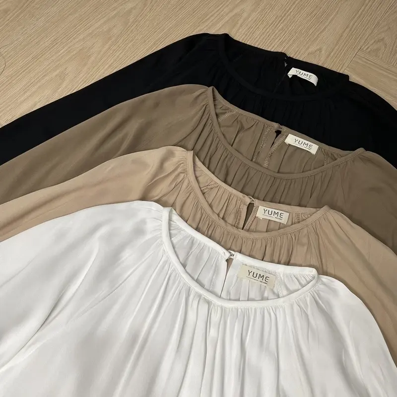 Maisa Ruffle Blouse - rayon twill premium Baju 4