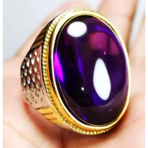 Batu Akik Asli Natural Permata Kecubung Bungur Tanjung Bintang Crystal - Ungu, 6