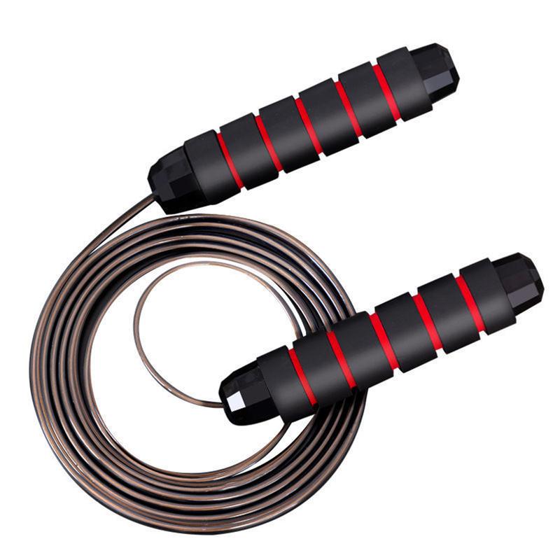 Jump Rope Adjustable Steel Skipping Rope Rapid Speed Jumping - TikTok ...