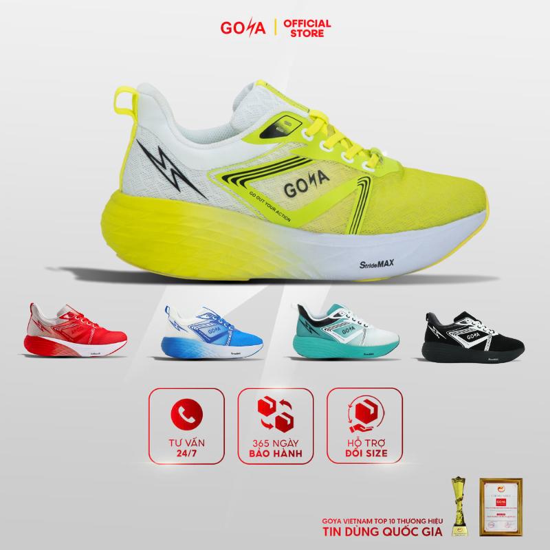 [Sale Lẻ Size] Giày Sneaker thể thao chạy bộ chính hãng GOYA Strides 2 màu Trắng Neon, đệm êm, thoáng khí, bứt phá trên mọi khung đường hoàn hảo cho nam nữ  Tập Chạy Bộ, Tập Thể Dục