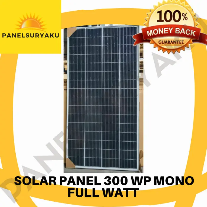 Termurah Solar Panel Surya Solar Cell Module 300 Wp 300 Watt Mono Maysun Promo
